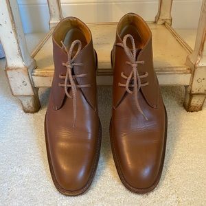 Men’s GUCCI leather lace up boots